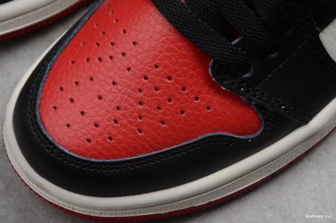 OG High "Bred Retro Jordan Air Kids 555088 Toe" 1 610 1203